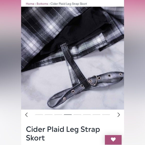 Lychee the label skort - Picture 2 of 5